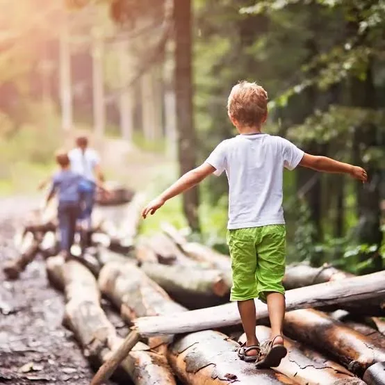 Active person outdoors enjoying healthy lifestyle in natural setting